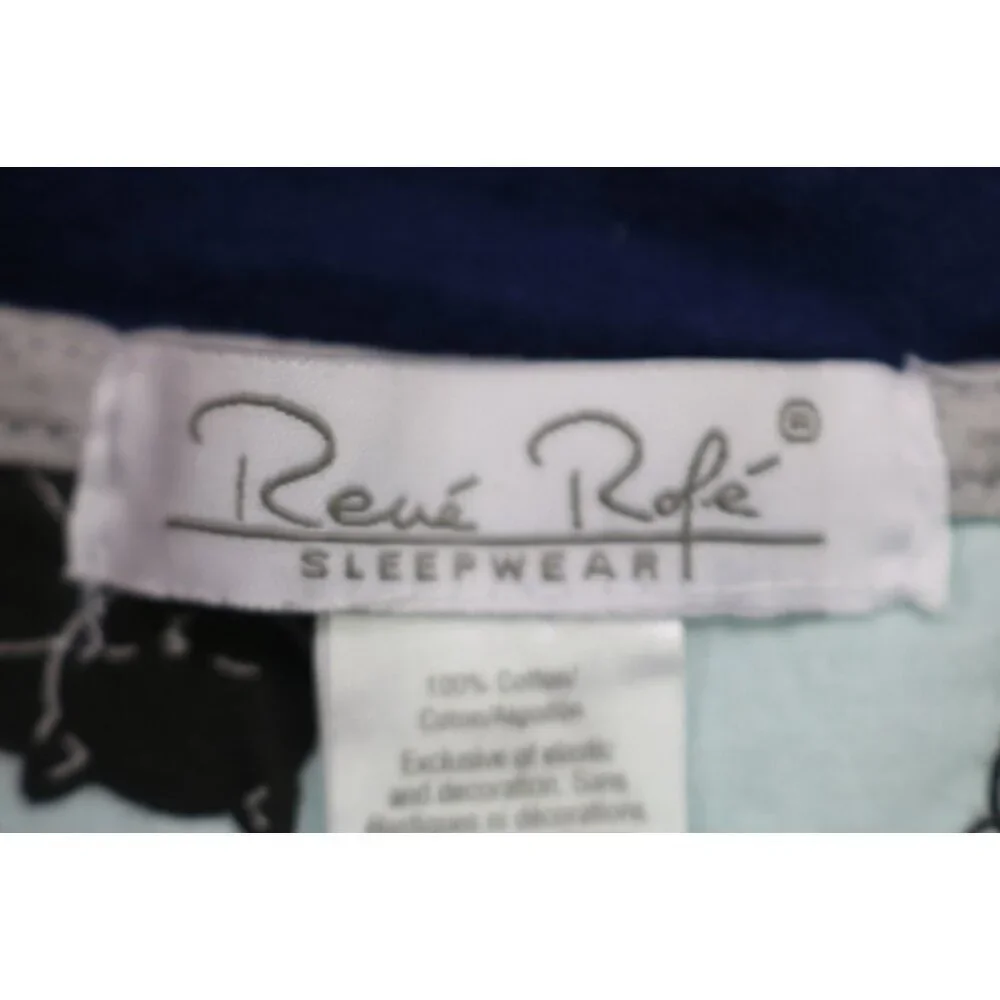 Rene' Rofe' 3/4 Sleeve Nightgown-"Feline Sleepy"-Size 1X - Picture 6 of 11